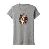 USC Trojans X Caleb Williams Women's Gray Fight On! T-Shirt